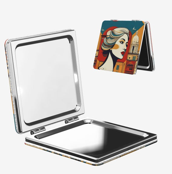 Compact Mirror Rosaria