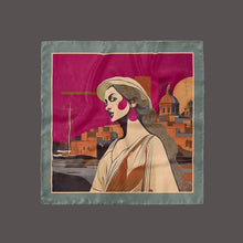 Load image into Gallery viewer, Lady of the Palace silk Scarf - Franka
