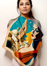 Load image into Gallery viewer, Lady of the Palace silk Scarf - Donia
