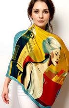 Load image into Gallery viewer, Lady of the Palace silk Scarf - Mariosa
