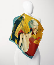 Load image into Gallery viewer, Lady of the Palace silk Scarf - Mariosa
