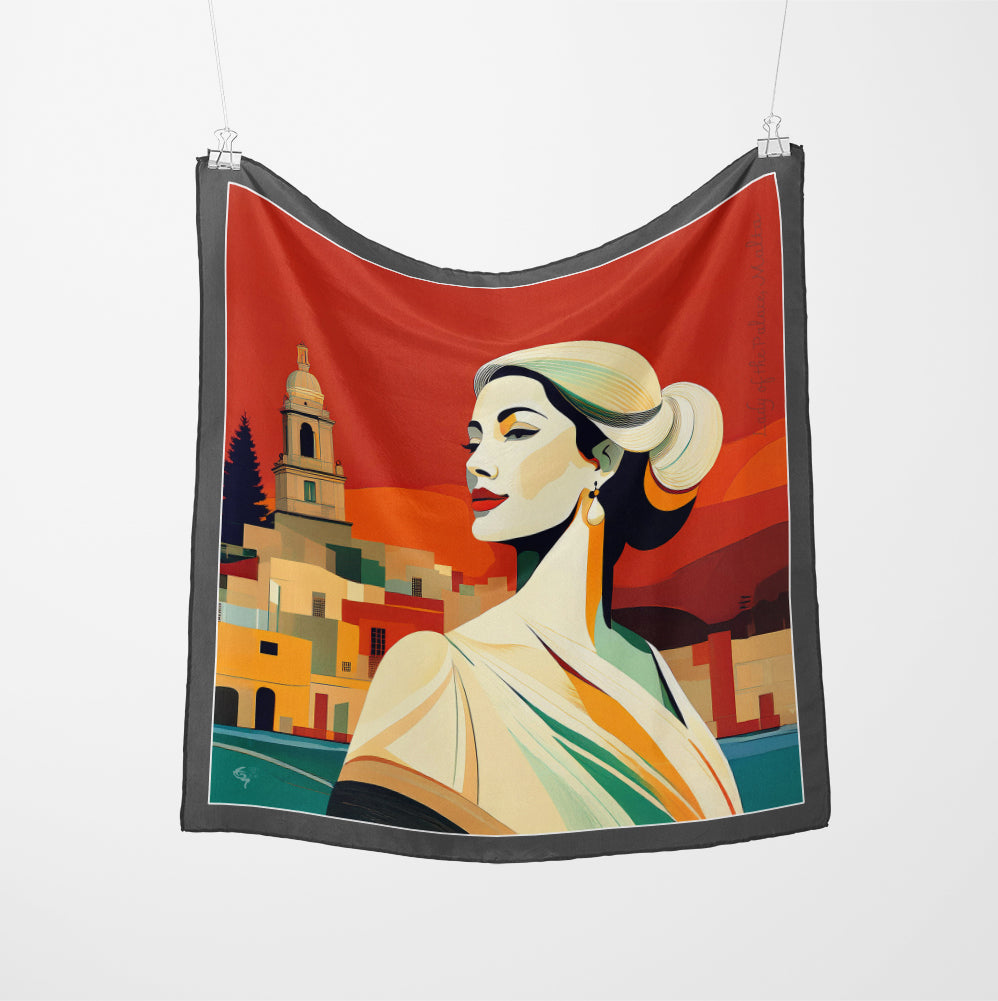 Lady of the Palace silk Scarf - Marita