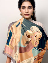 Load image into Gallery viewer, Lady of the Palace silk Scarf - Rafela
