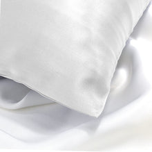 Load image into Gallery viewer, Pure White 100% Silk Pillowcase
